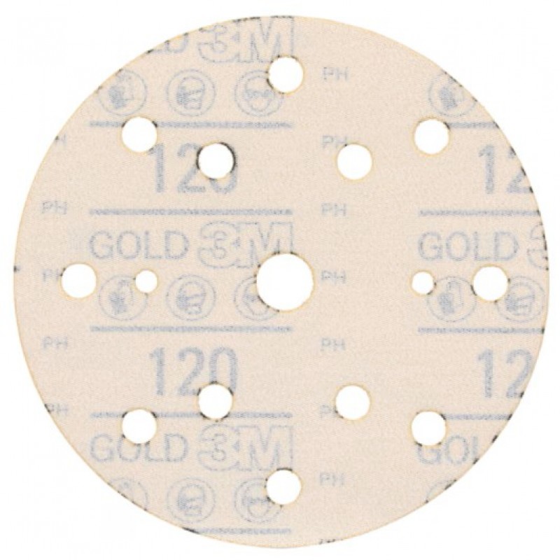 3M™ Hookit™ Gold 288U, Велкро Диск 150мм с 15 отвора | Автомобилна промишленост