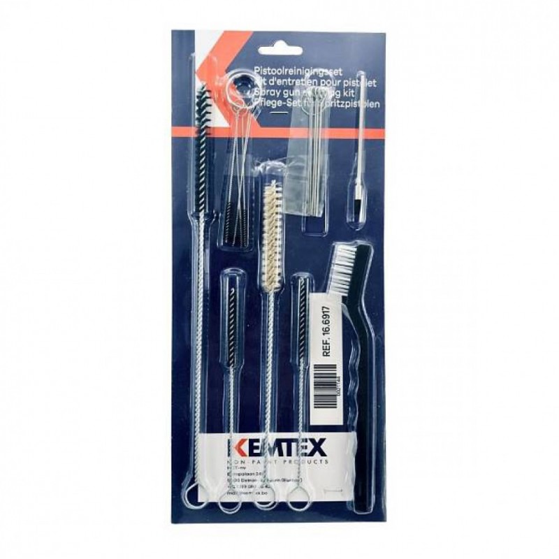 KEMTEX SPRAY GUN CLEANING KIT ON BLISTER CARD | Еquipment