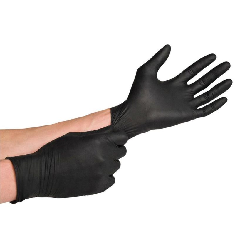 BLACK BARRIER Nitrile Disposable Gloves | Protective Gloves