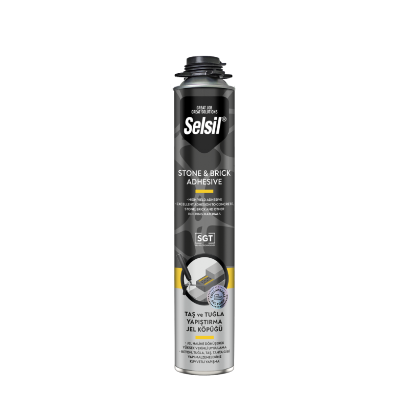 SELSIL Stone and Brick Adhesive Foam | Polyurethane Foams