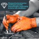 PRO.TECT Orange Diamond HD Nitrile Disposable Gloves | Protective Gloves