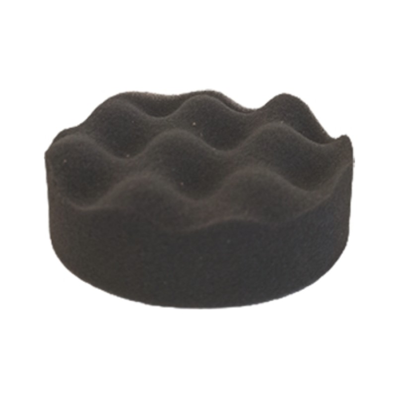 GRAFFIT AUTO Polishing sponge pad WAFFEL Black 80x25 Velcro | Polishing pads