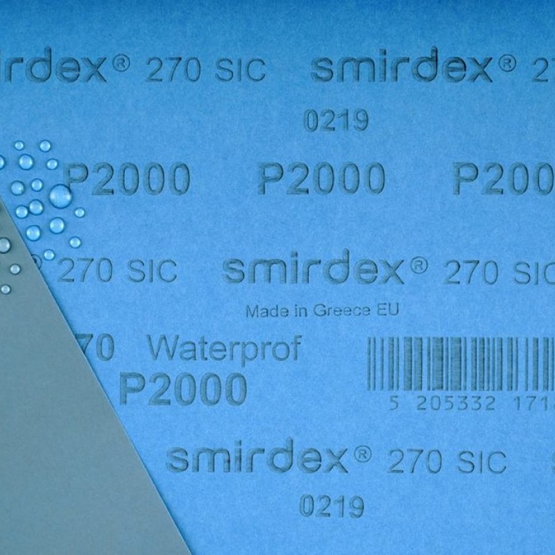 Smirdex 270 Водоустойчива шкурка на хартиена основа | Автомобилна промишленост